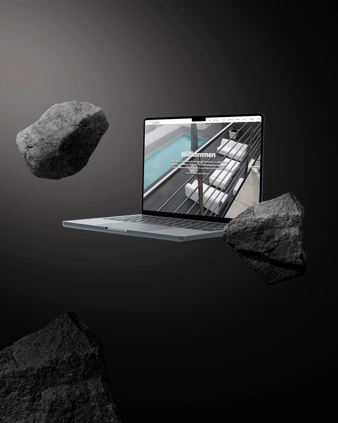 Website für Edelstahl- & Metallbau – Leistungen & Referenzen